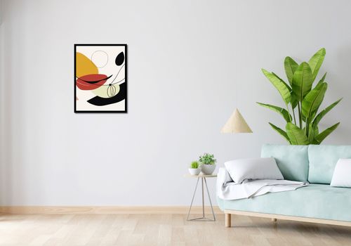 Plakat 50x65cm Geometryczna Krzywizna na Arena.pl