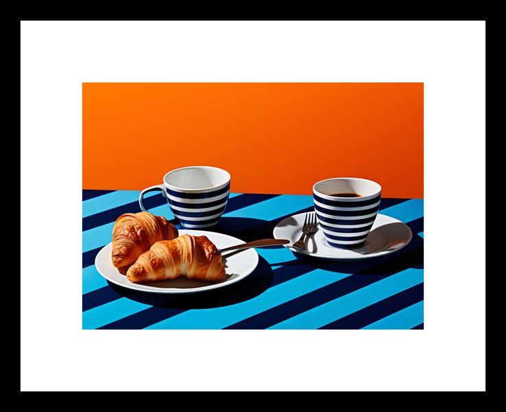Plakat 18x13cm Croissanty zdjęcie 3