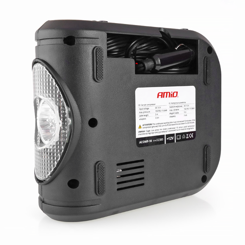 Kompresor Samochodowy Cyfrowy LED LCD 12V 150 PSI 10 BAR Pompka Sprężarka na Arena.pl