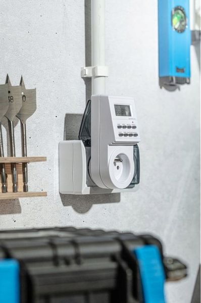 Programator czasowy tygodniowy, elektroniczny, max. 3500W, IP20, biały, GTV zdjęcie 2