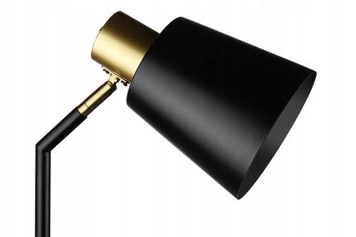 Lampa podłogowa Interlook modern E27 60 W czarny, żółty na Arena.pl