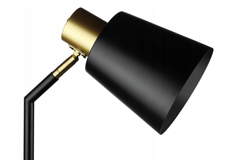 Lampa podłogowa Interlook modern E27 60 W czarny, żółty zdjęcie 3