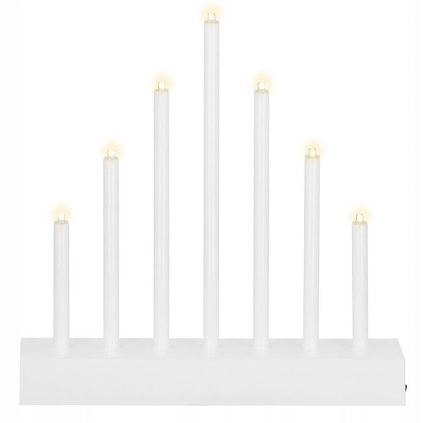 ŚWIECZNIK ADWENTOWY ŚWIĄTECZNY ŚWIECE DEKORACJA 7 led ŚWIĘTA LAMPKI zdjęcie 10