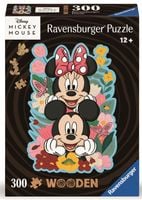 Puzzle drewniane 300 Disney Myszka Mickey & Minnie