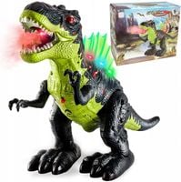 DUŻY DINOZAUR T-REX ŚWIECI RYCZY CHODZI ZIEJE PARĄ XXL