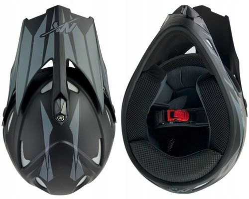 ZESTAW NX KASK + GOGLE DOWNHILL NX EXTREME r.M |KASK ROWEROWY |900g LEKKI na Arena.pl