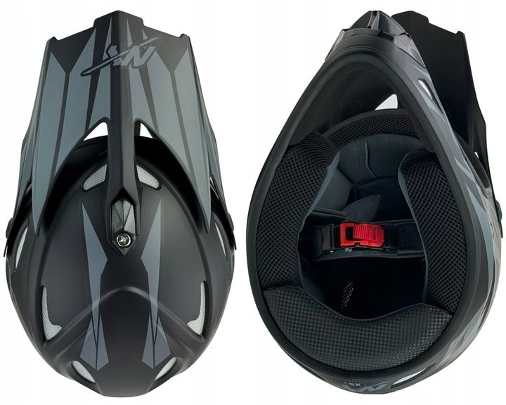 ZESTAW NX KASK + GOGLE DOWNHILL NX EXTREME r.M |KASK ROWEROWY |900g LEKKI zdjęcie 6