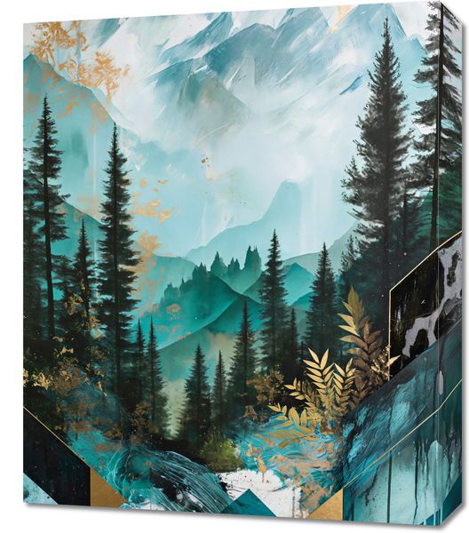 Obraz 50x60cm Przeplatane Krajobrazy zdjęcie 1