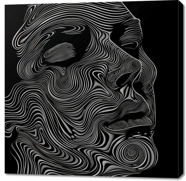 Obraz 100x100cm Rysy i Zarysy zdjęcie 1