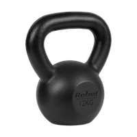 Kettlebell żeliwny 12kg kettle hantel obciążenie odważnik do ćwiczeń Rebel