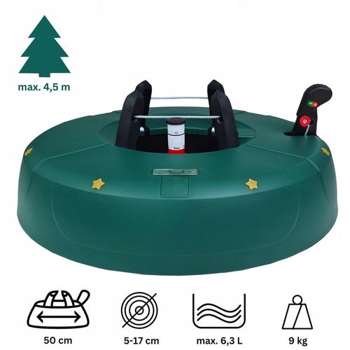 Stojak choinkowy KAMAI SELECT 4.5D Zielony podstawka do żywej choinki 4,5m na Arena.pl