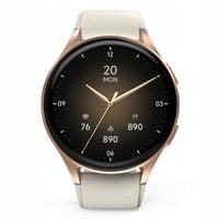Smartwatch Hama 8900 45mm GPS IP68 AMOLED Szaro-złoty