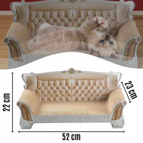 Drapak Tekturowy Dla Kota SOFA Legowisko Karton Kanapa Leżak 52cm na Arena.pl