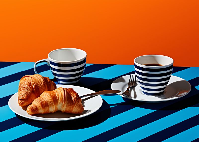 Plakat 35x25cm Croissanty zdjęcie 1