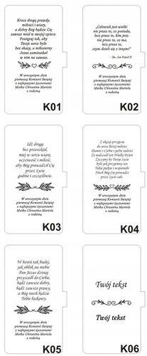 Pamiątka Pierwsza Komunia Święta kartka pudełko P1 na Arena.pl