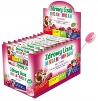 Zdrowy Lizak Mniam-Mniam sm. wiśnia 40 szt
