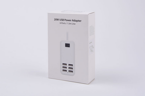 STACJA ŁADUJĄCA ŁADOWARKA BIAŁA 2.0A 6xUSB PC16 na Arena.pl