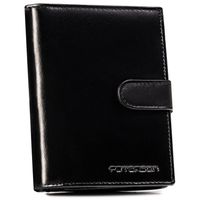 zestaw prezentowy: skórzany portfel męski i brelok - peterson