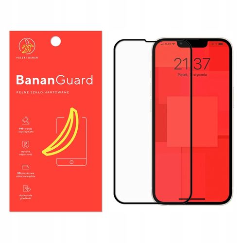 Szkło hartowane 5D BananGuard pełne do Apple iPhone 14 na Arena.pl