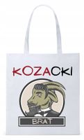 Dla Brata Na Prezent Torba Eco Biała Shopper Z Nadrukiem Ze Zdjęciem