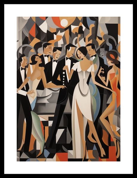 Plakat 25x35cm Bal w Art Deco zdjęcie 3