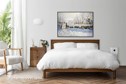 Plakat 18x13cm The Magpie, Monet Vintage do Salonu na Arena.pl