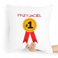 Poduszka Dla Przyjaciela Przyjaciel Na Medal Z Nadrukiem Ze Zdjęciem