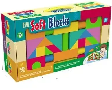 Klocki piankowe 145szt zdjęcie 1