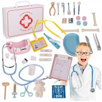 Zestaw lekarski Mały Doktor Lekarz XXL dla dzieci apteczka doktora lekarza