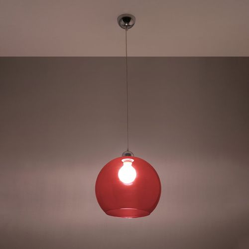 Lampa wisząca BALL czerwona na Arena.pl