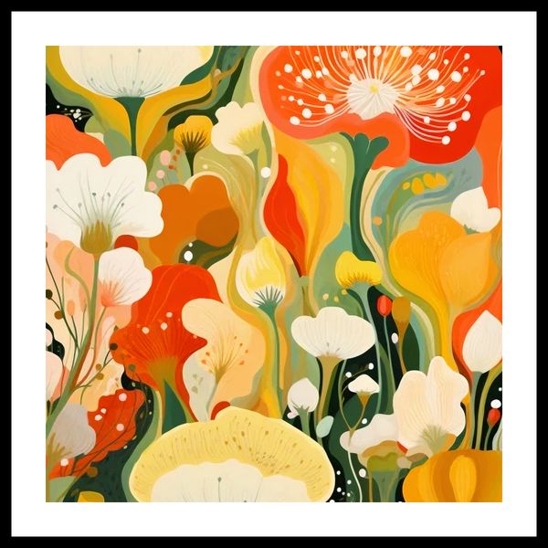 Plakat 40x40cm Kwiatowy Raj zdjęcie 3