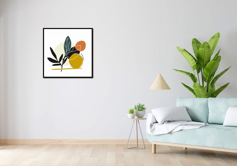 Plakat 70x70cm Elegancka Flora zdjęcie 4