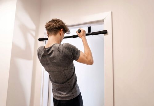 Drążek do Ćwiczeń Wielofunkcyjny do Podciągania Pompek Dipów Wytrzymały na Arena.pl