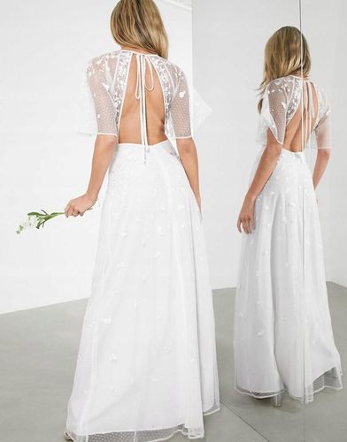 Asos Edition SUKNIA ŚLUBNA ANNIE ODKRYTE PLECY XXJ lyf S na Arena.pl