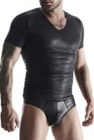 męski t shirt z wetlooka w serek xxl