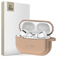 tech-protect silicone rope apple airpods pro 1 / 2 caffe latte