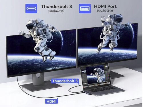 4Apple_pl HUB Thunderbolt 3 4 HDMI 4K USB do najnowszych MacBooków M1 M2 M3 na Arena.pl