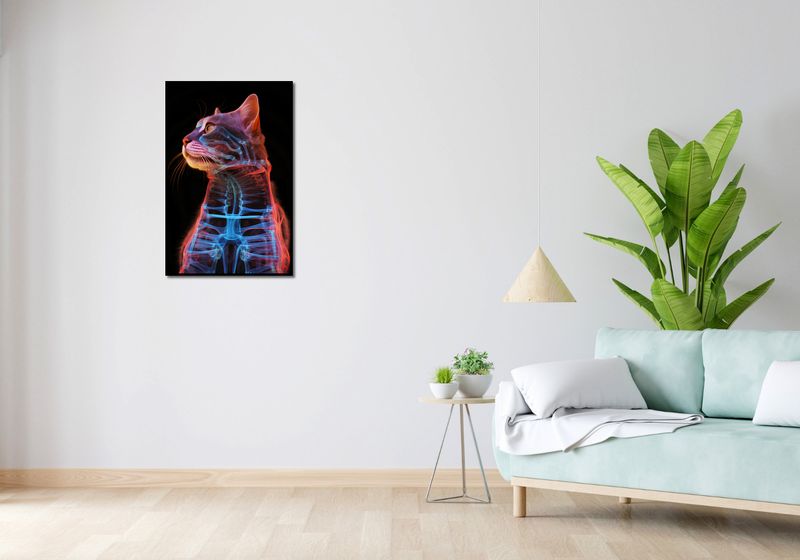 Plakat 53x81cm Anatomia Kota zdjęcie 4