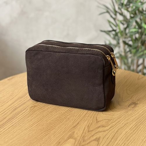 TOREBKA DAMSKA ZAMSZOWA LISTONOSZKA BRĄZOWA CZEKOLADOWA LAURA BIAGGI SKÓRA na Arena.pl