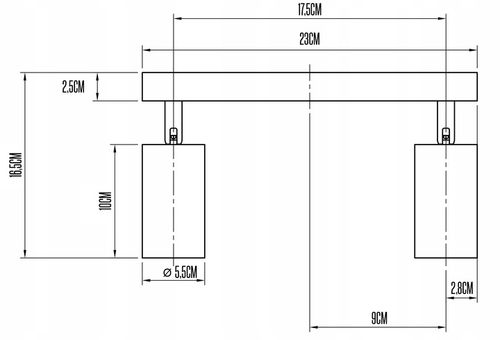 Lampa sufitowa kinkiet spot oprawa halogenowa GU10 na Arena.pl
