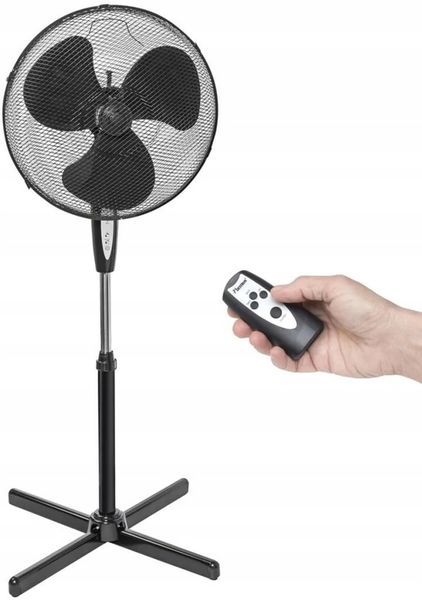 WIATRAK WENTYLATOR PODŁOGOWY 45cm 45W + PILOT zdjęcie 1