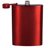 Piersiówka Stal Nierdzewna 240 ml w Kolorze Czerwonym 8 OZ Gentelo