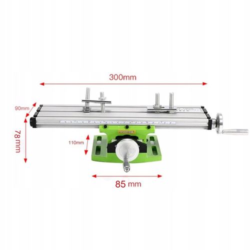 Stół przesuwny z trzema rowkami T do wiertarek i frezarek do wiertarek na Arena.pl