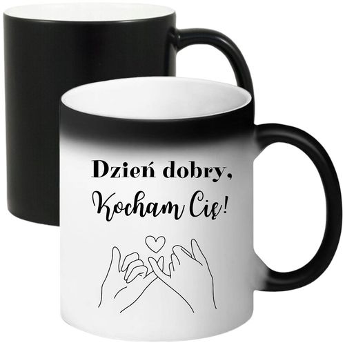 KUBEK MAGICZNY PREZENT DLA DZIEWCZYNY ŻONY MĘŻA CHŁOPAKA WALENTYNKI WZORY na Arena.pl