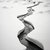 Plakat 30x30cm Szczeliny Mrozu