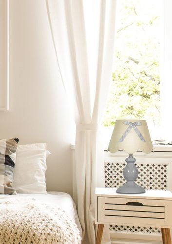 Whilma lampka 1x40W E14 szary na Arena.pl