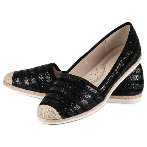 Modne czarne espadryle r.38 na Arena.pl