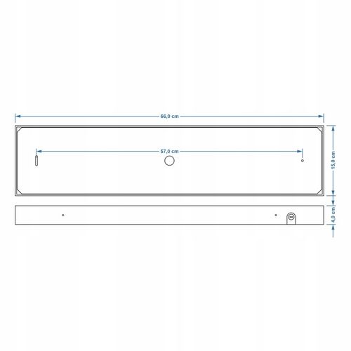 Podświetlany numer domu tabliczka tablica adresowa adres 1R LED 66x15 cm na Arena.pl