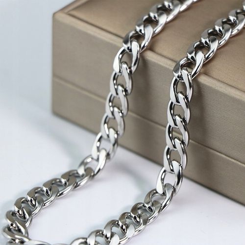 GRUBY Łańcuszek Srebrny Męski Pancerka ŁAŃCUCH WYTRZYMAŁY ELEGANCKI na Arena.pl