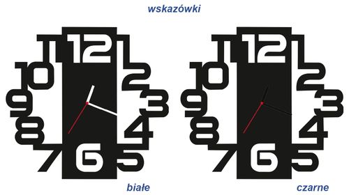 ZEGAR ŚCIENNY CYFRY 38cm M 145.10 na Arena.pl